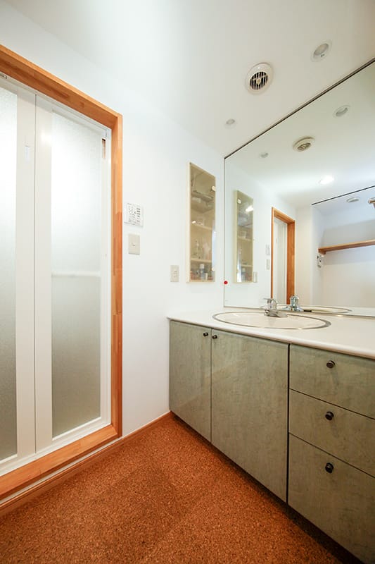 リフォーム後の洗面室