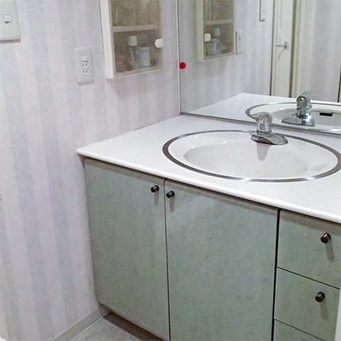 リフォーム前の洗面室