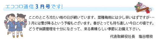 エココロ通信2009年3月号